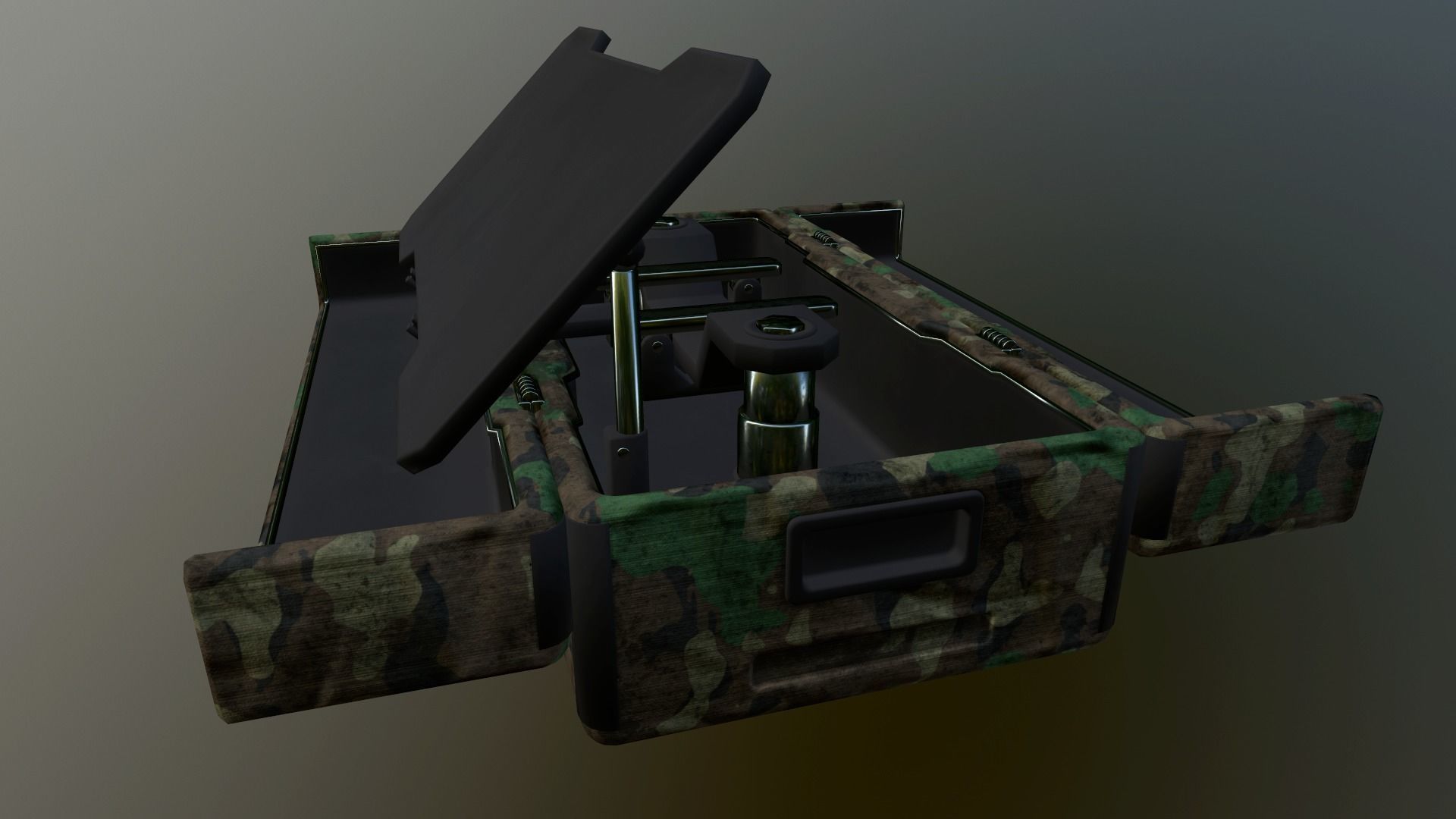 WEAPON CHEST Low-poly 3D model_21