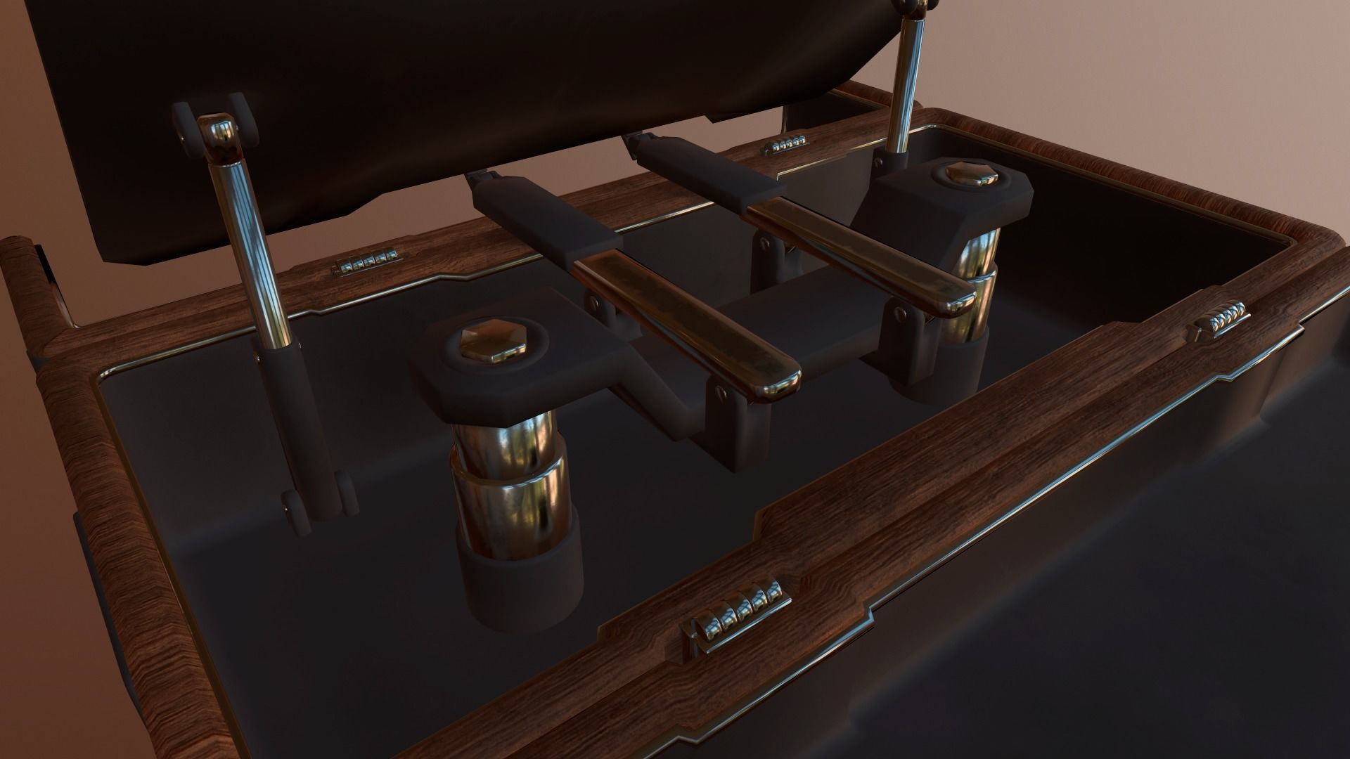 WEAPON CHEST Low-poly 3D model_17