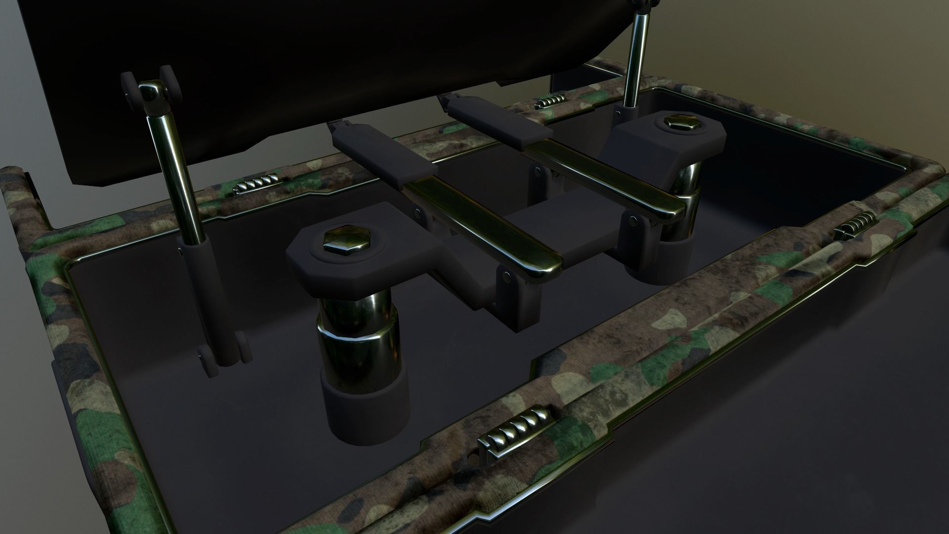 WEAPON CHEST Low-poly 3D model_18