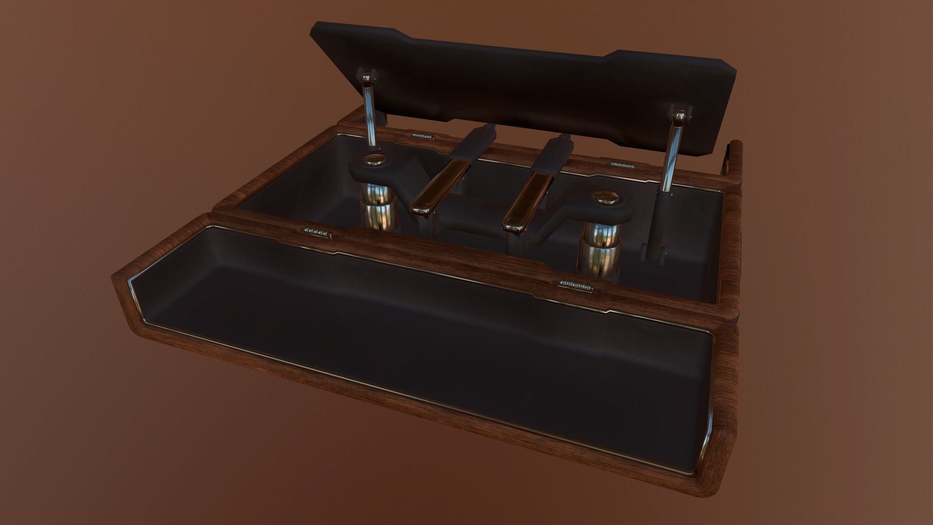 WEAPON CHEST Low-poly 3D model_14