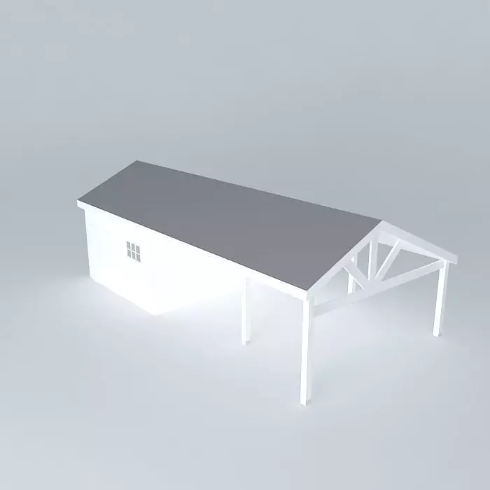 Decochalet 2015 FRANCOIS Philippe Carport 02 Free 3D model_0
