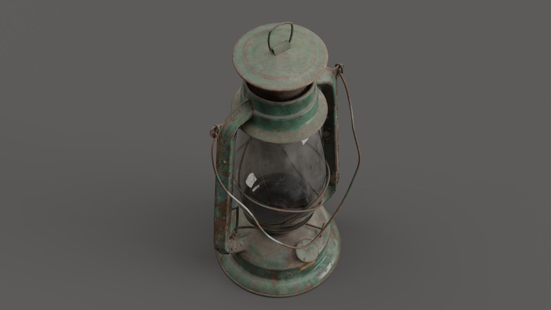 Oil Lantern  3D model_3