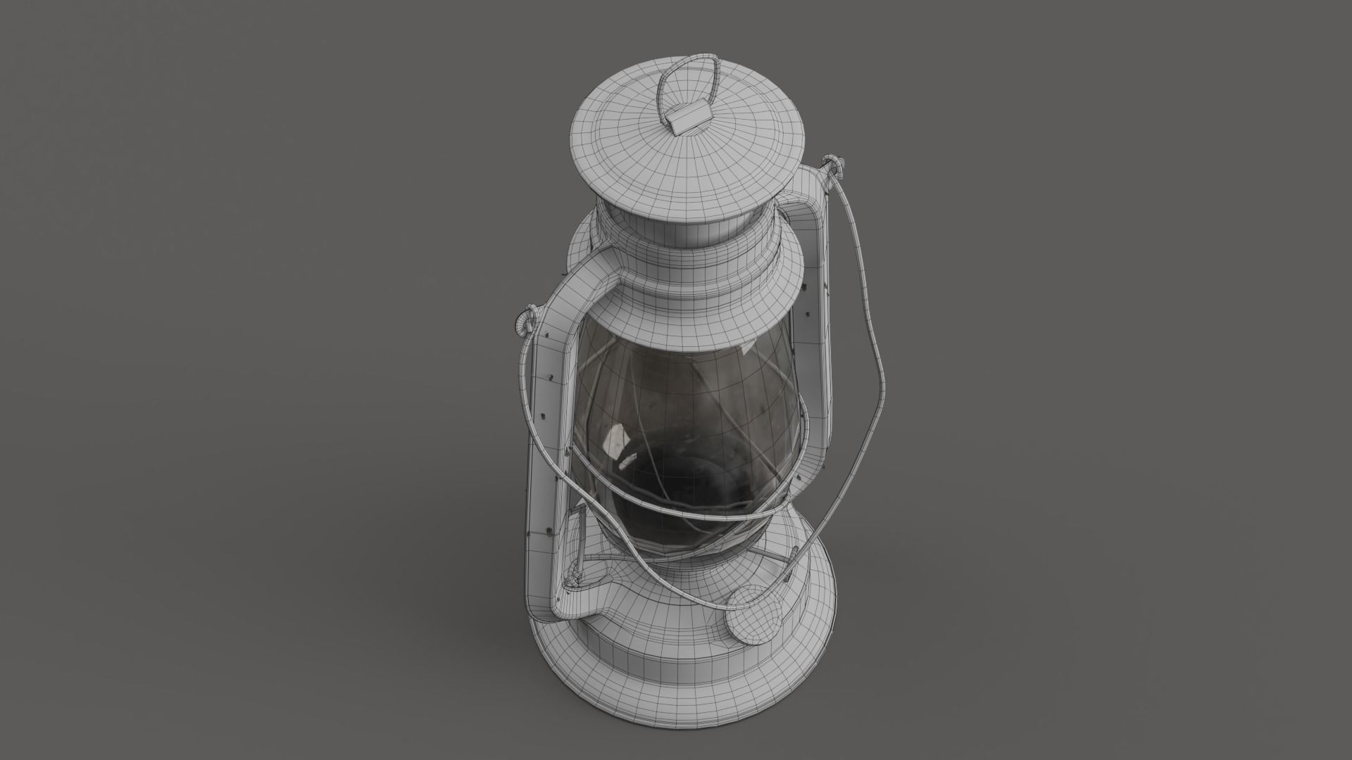Oil Lantern  3D model_6
