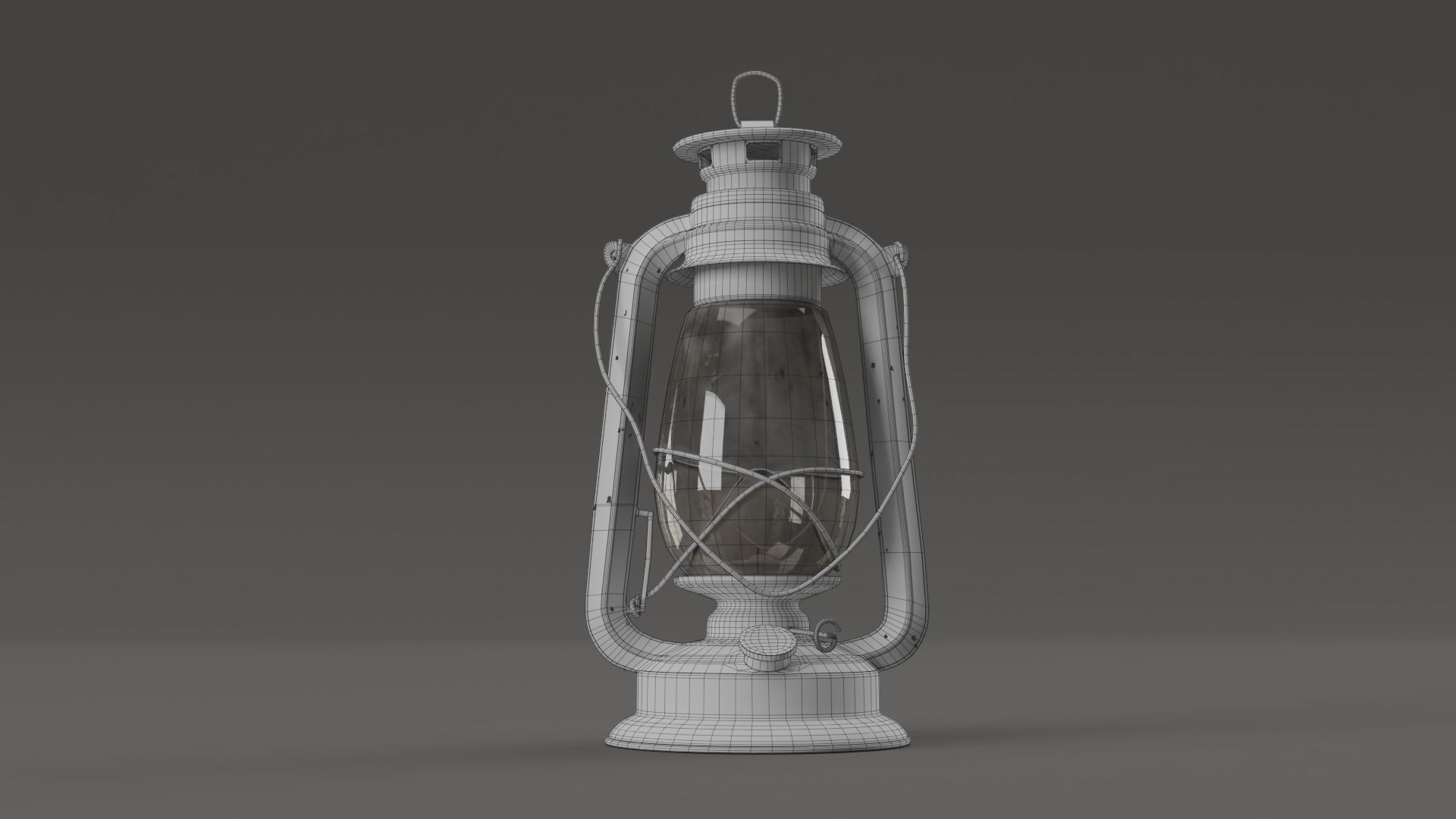Oil Lantern  3D model_4