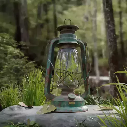 Oil Lantern  3D model