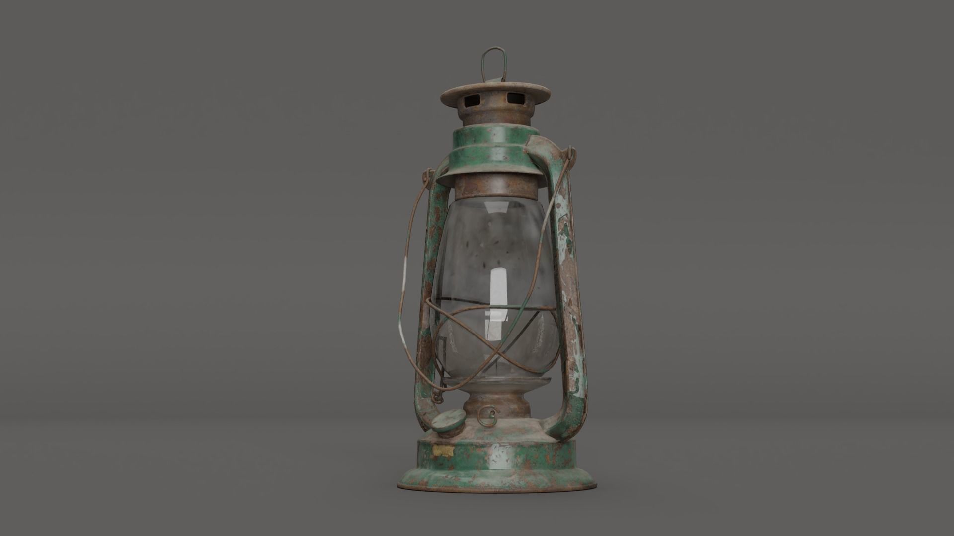 Oil Lantern  3D model_2