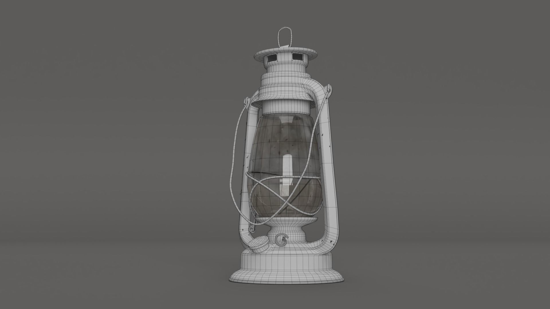 Oil Lantern  3D model_5