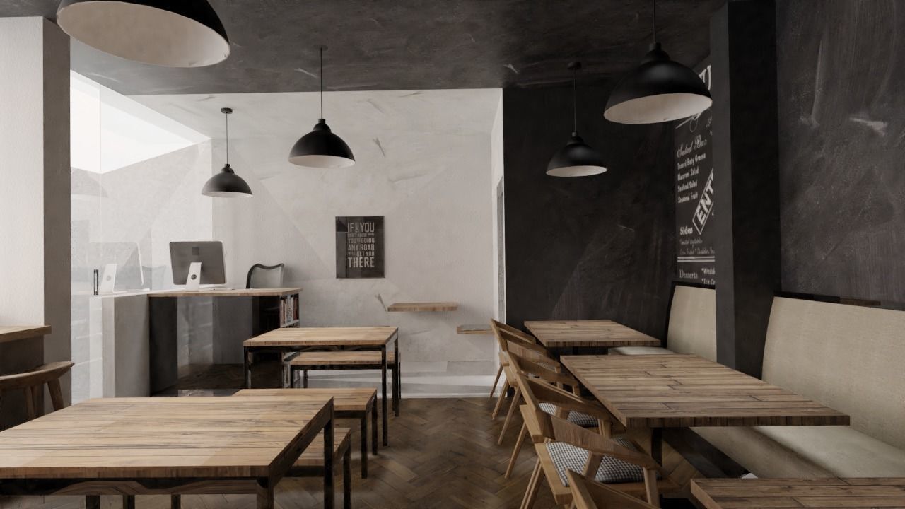 CAFE INTERIOR 3D model_2