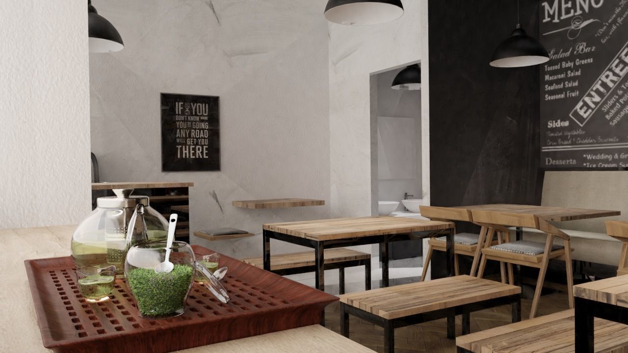 CAFE INTERIOR 3D model_3