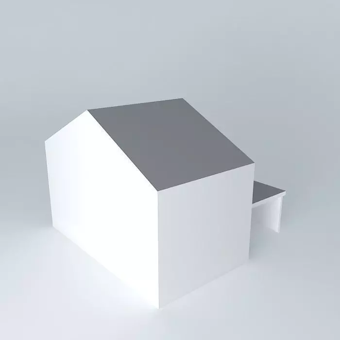 Decochalet 2015 Carport mural 350x800 TP Free 3D model_0