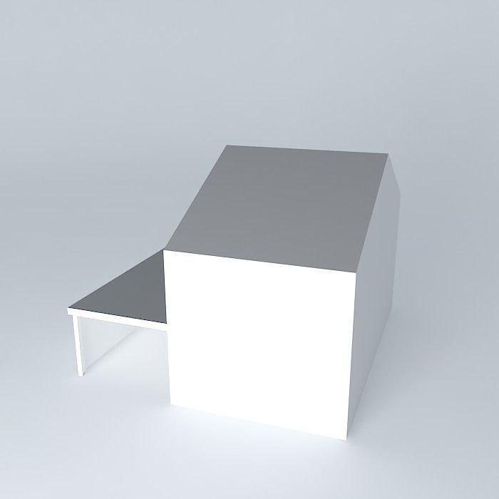 Decochalet 2015 Carport mural 350x800 TP Free 3D model_1