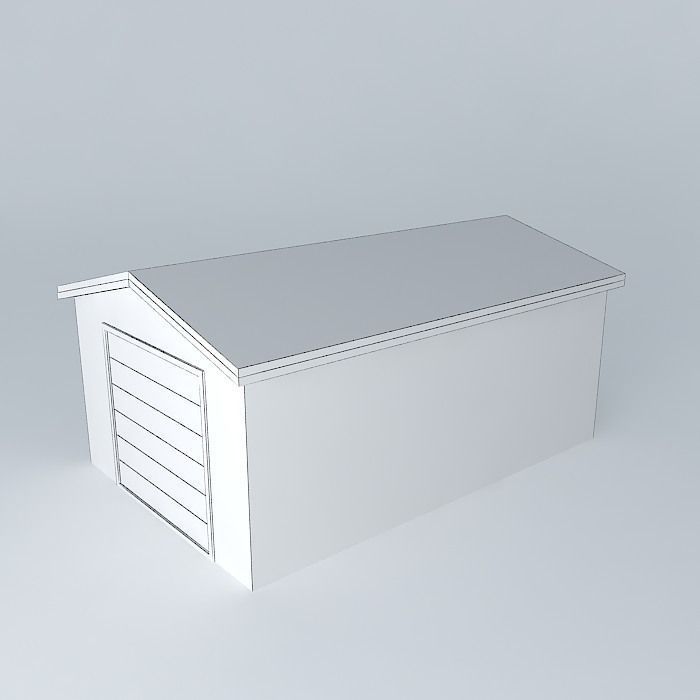 Decochalet 2015 Philippe JEANBAPTISTE Garage Free 3D model_4