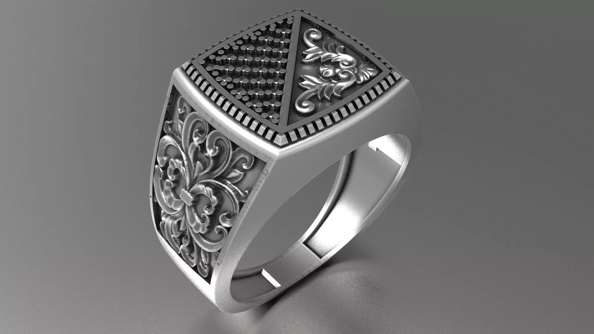 Men ring  3D print model_0