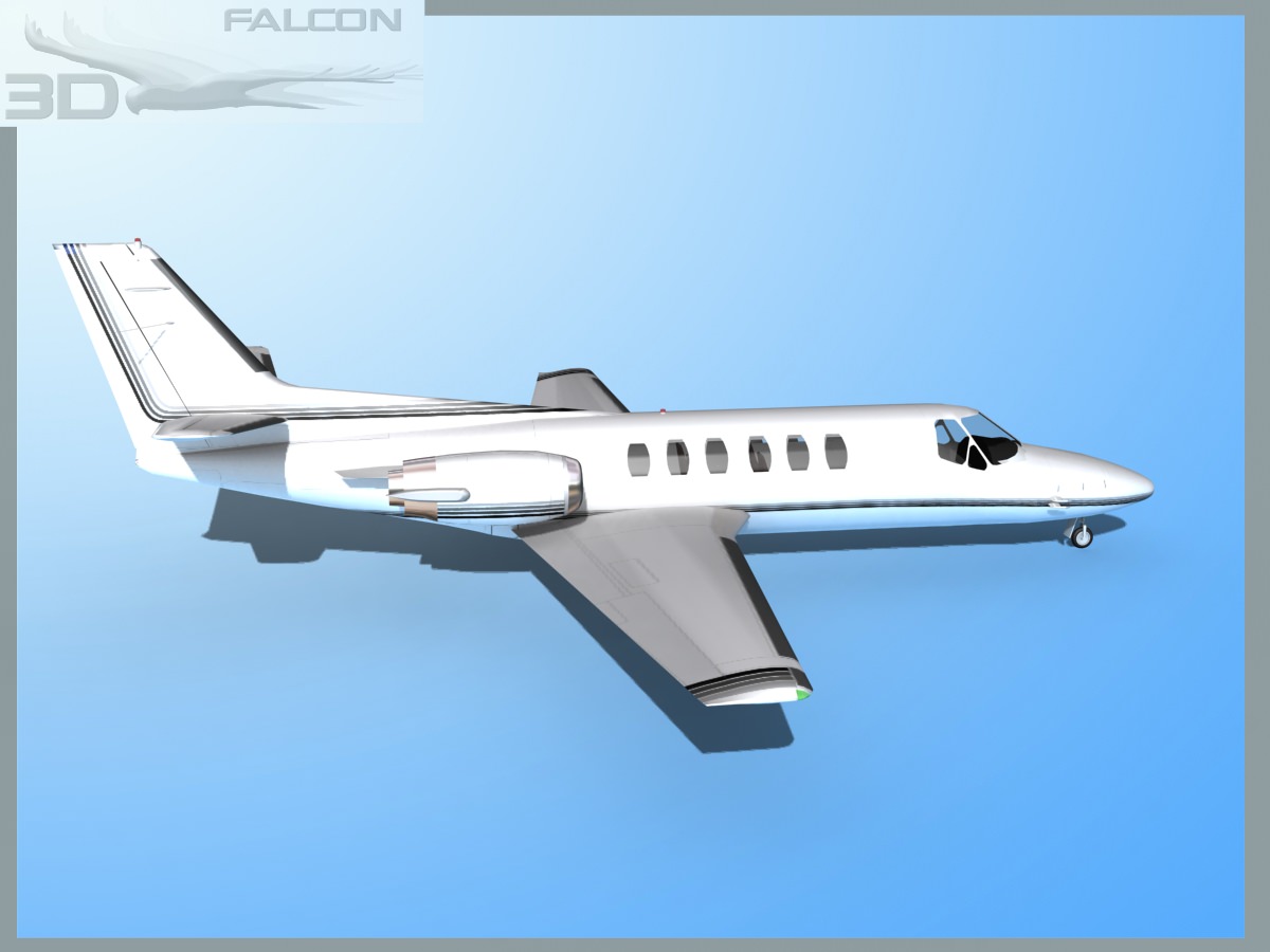 Falcon3D Citation V C560 F10 3D model_4