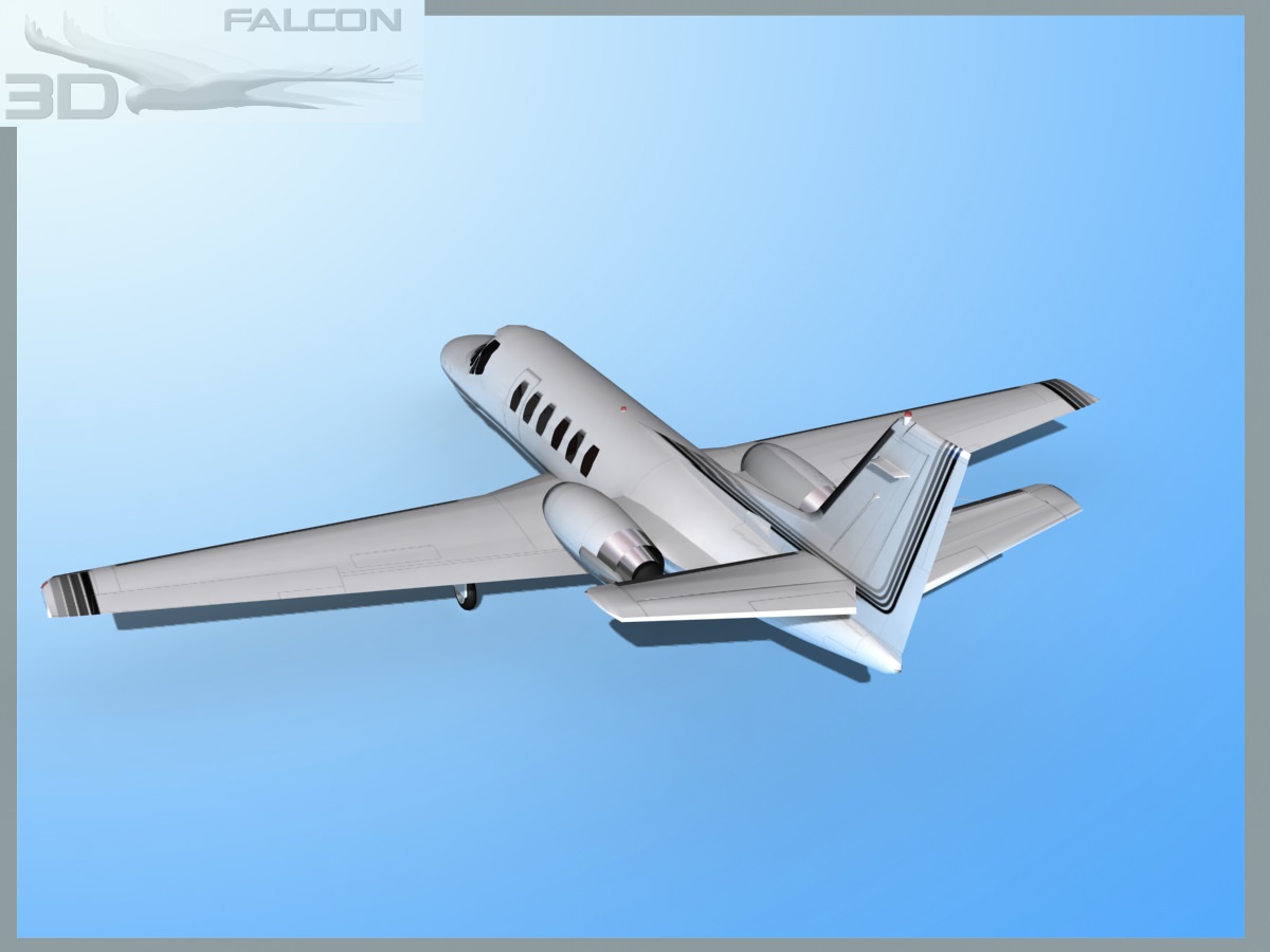 Falcon3D Citation V C560 F10 3D model_7