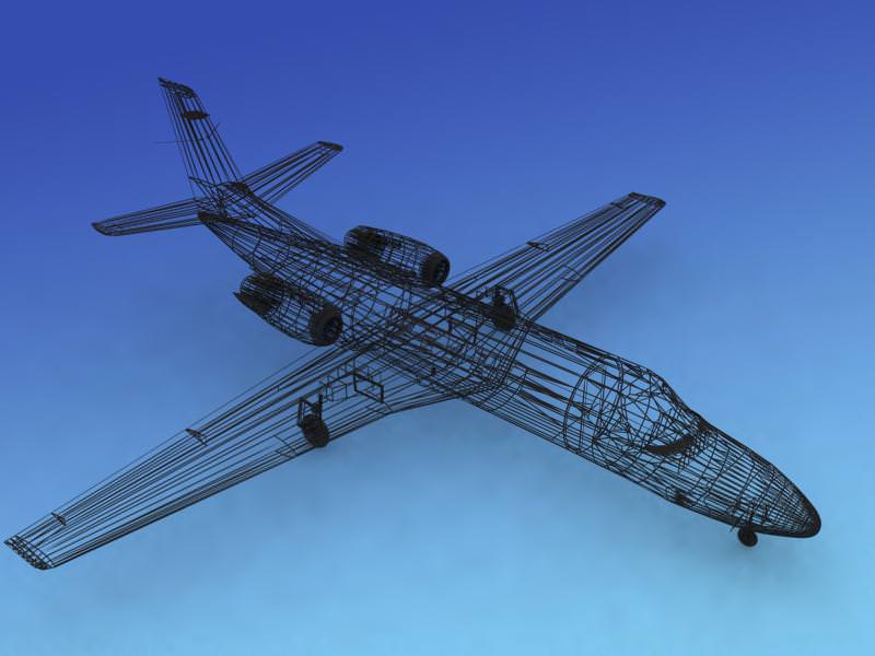 Falcon3D Citation V C560 F10 3D model_10
