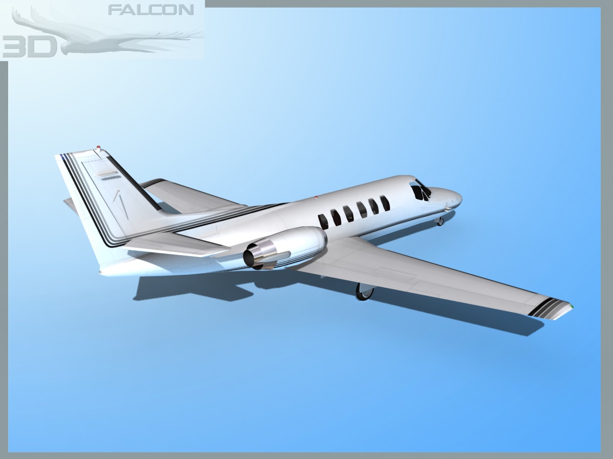 Falcon3D Citation V C560 F10 3D model_5