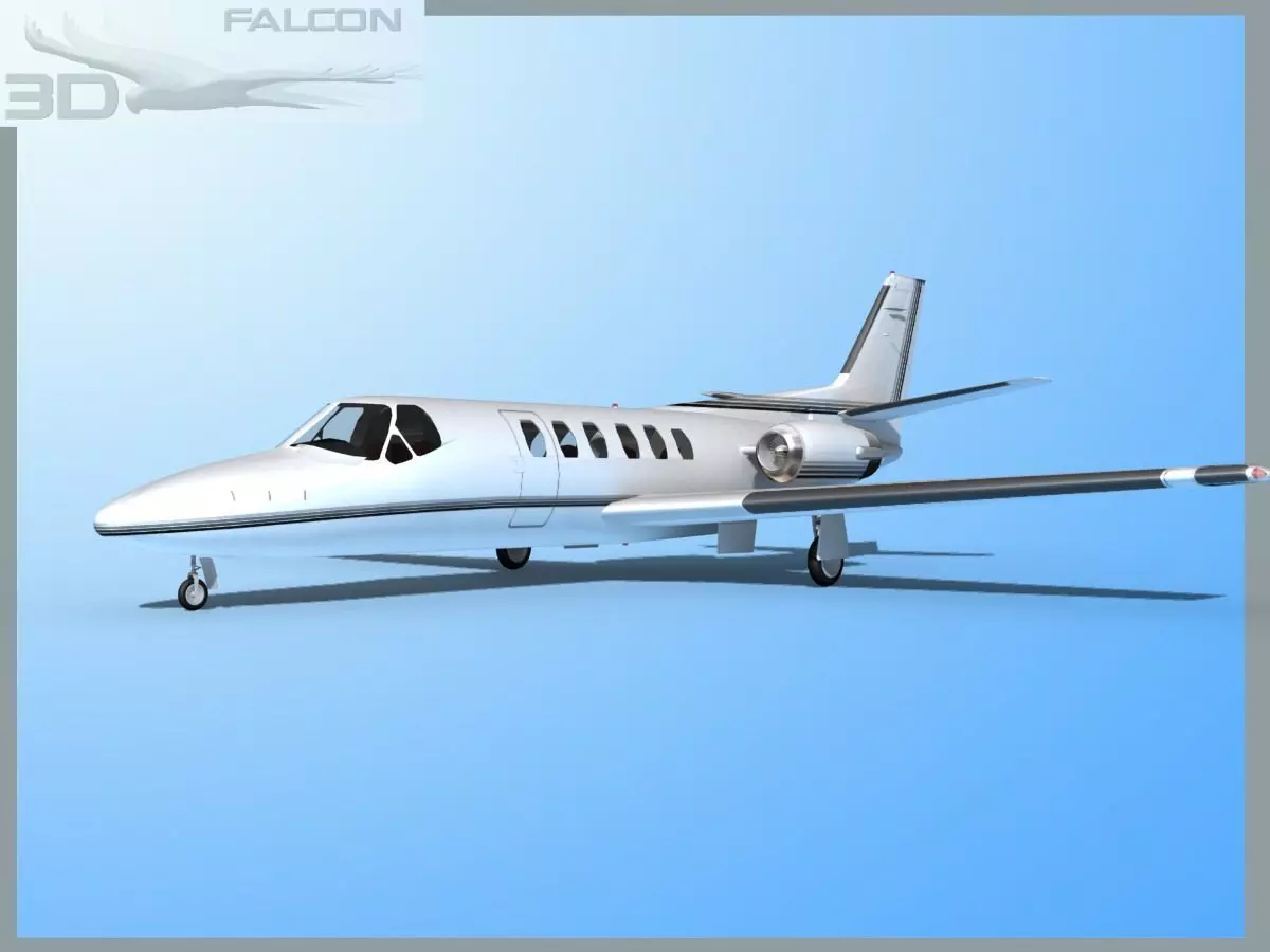 Falcon3D Citation V C560 F10 3D model_0