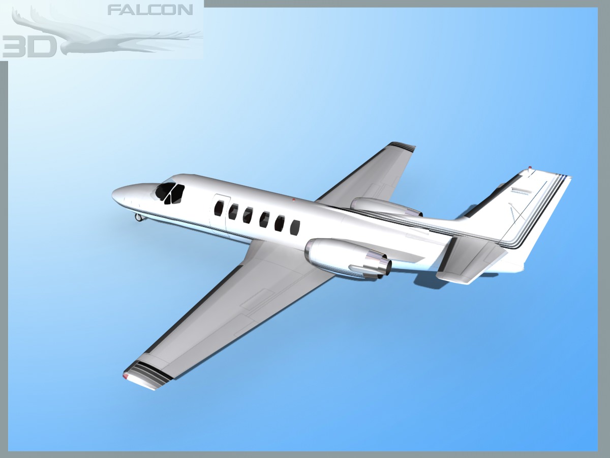 Falcon3D Citation V C560 F10 3D model_8
