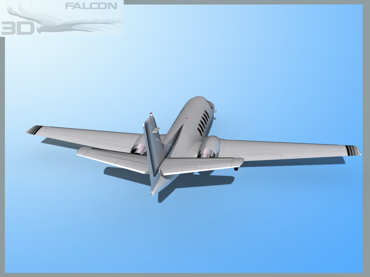 Falcon3D Citation V C560 F10 3D model_6