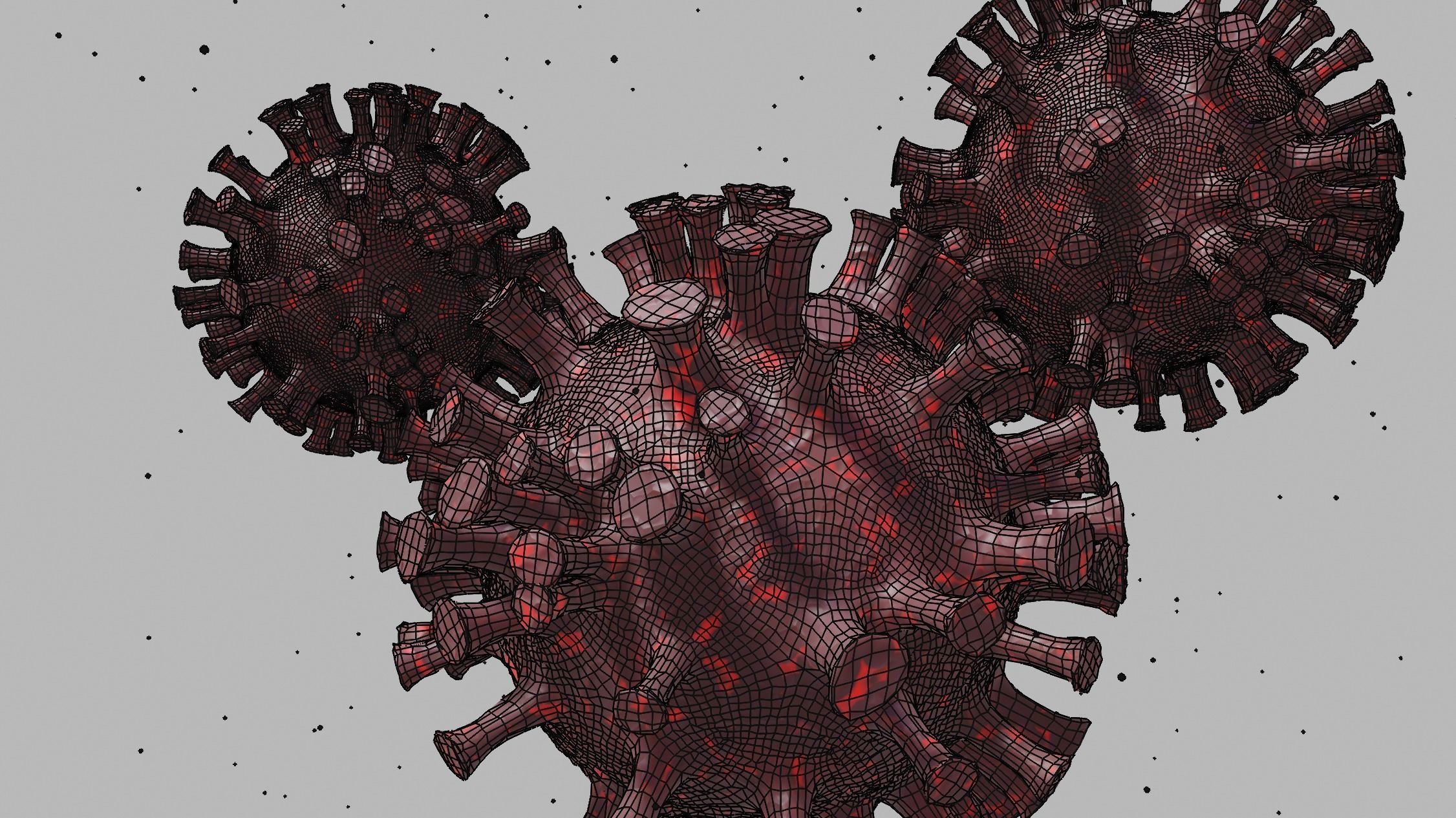 Corana-virus High Poly disney coronavirus 3D model_2