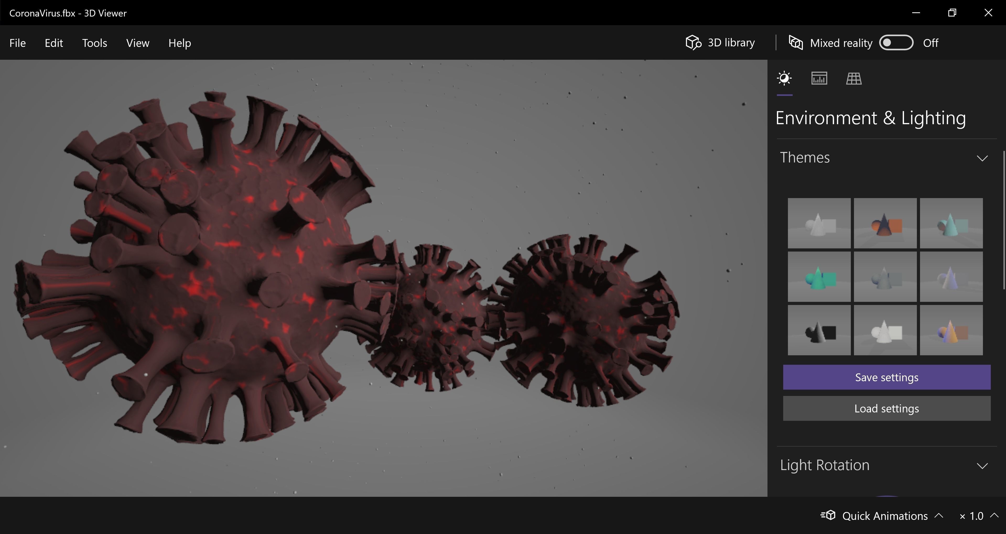 Corana-virus High Poly disney coronavirus 3D model_6