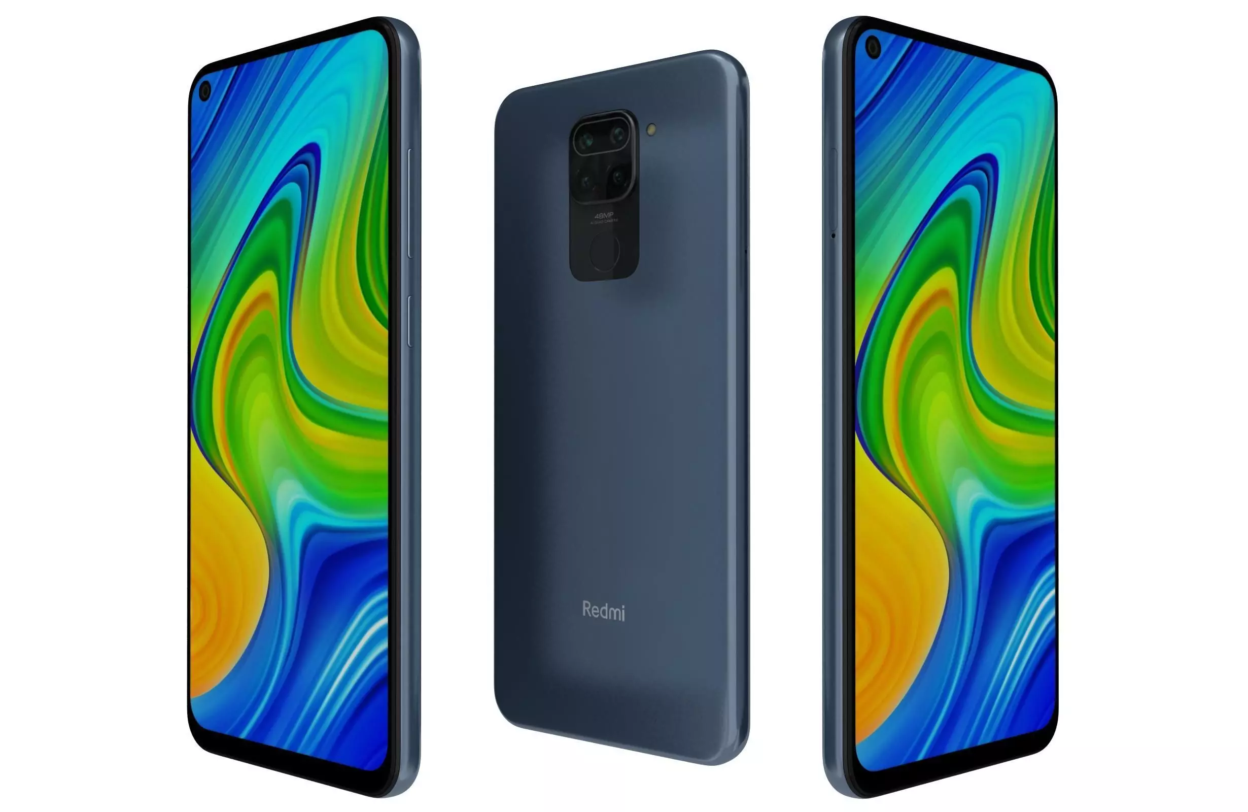 Xiaomi Redmi Note 9 Blue 3D model