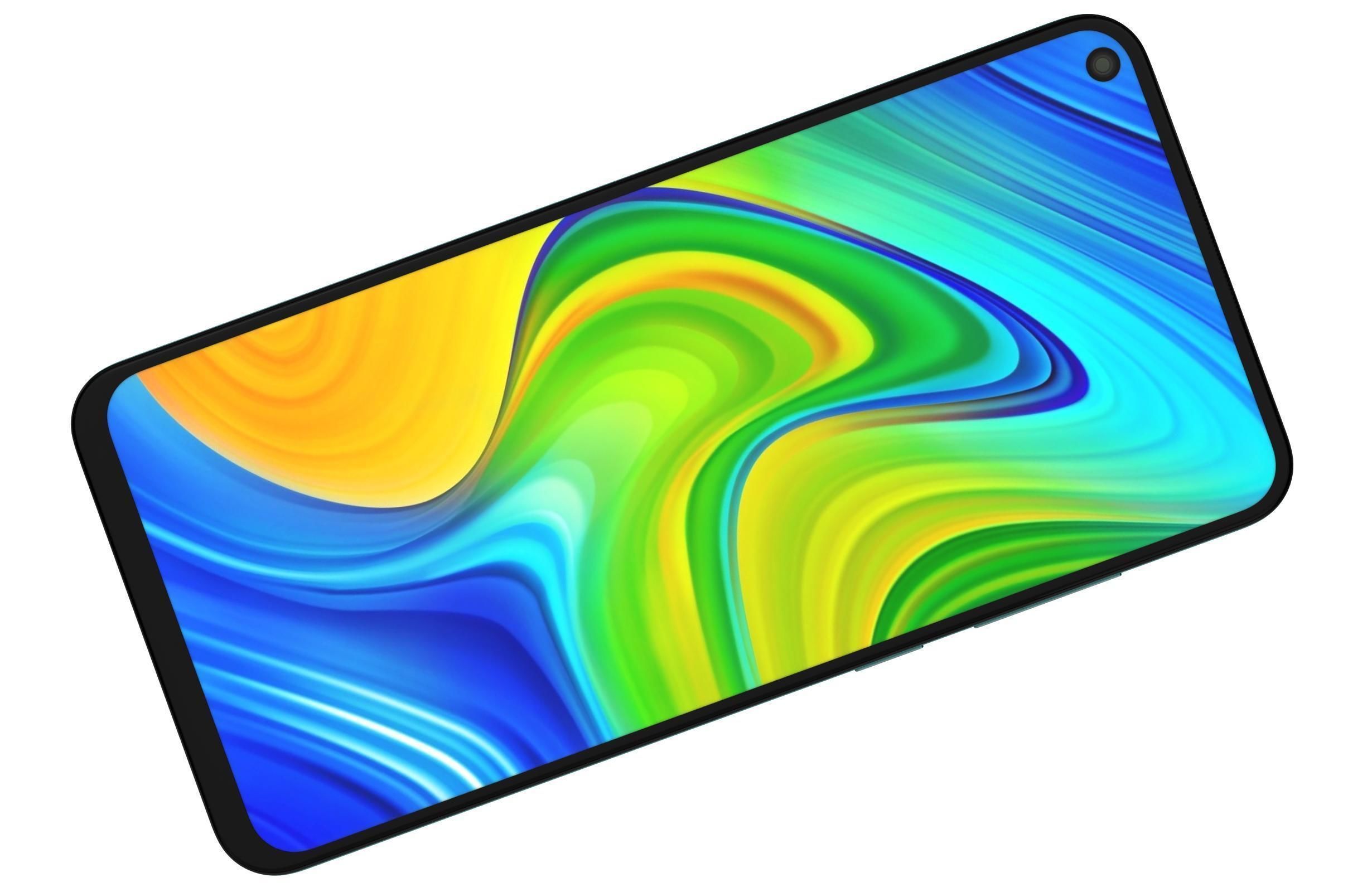 Xiaomi Redmi Note 9 Green 3D model_8