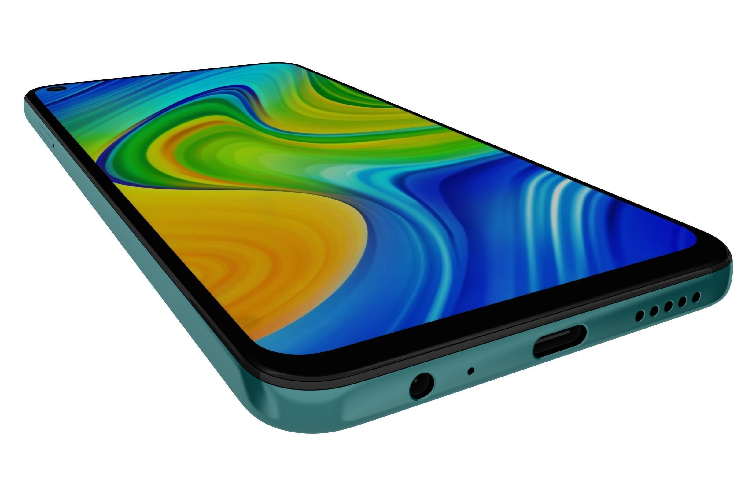 Xiaomi Redmi Note 9 Green 3D model_10