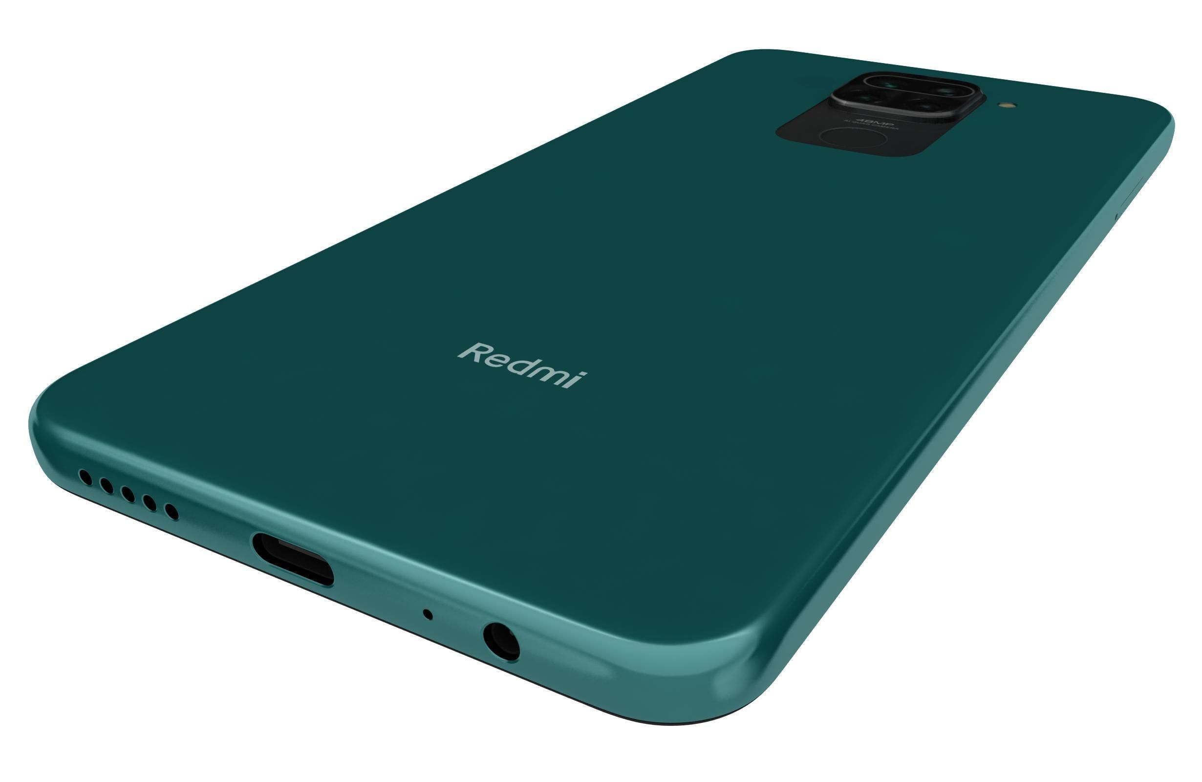 Xiaomi Redmi Note 9 Green 3D model_12