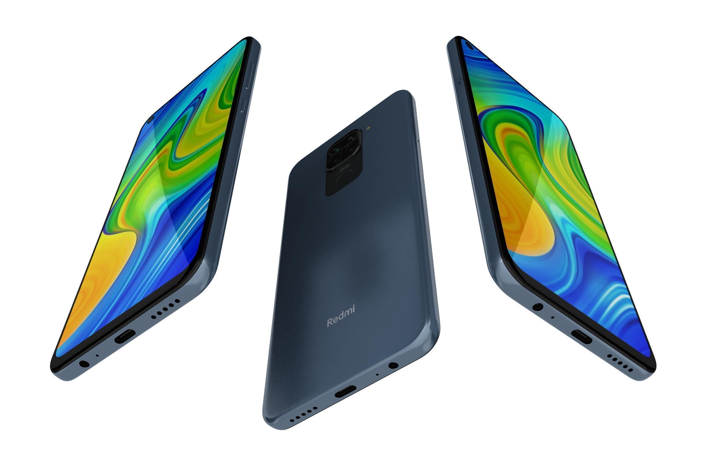 Xiaomi Redmi Note 9 All Colors 3D model_12