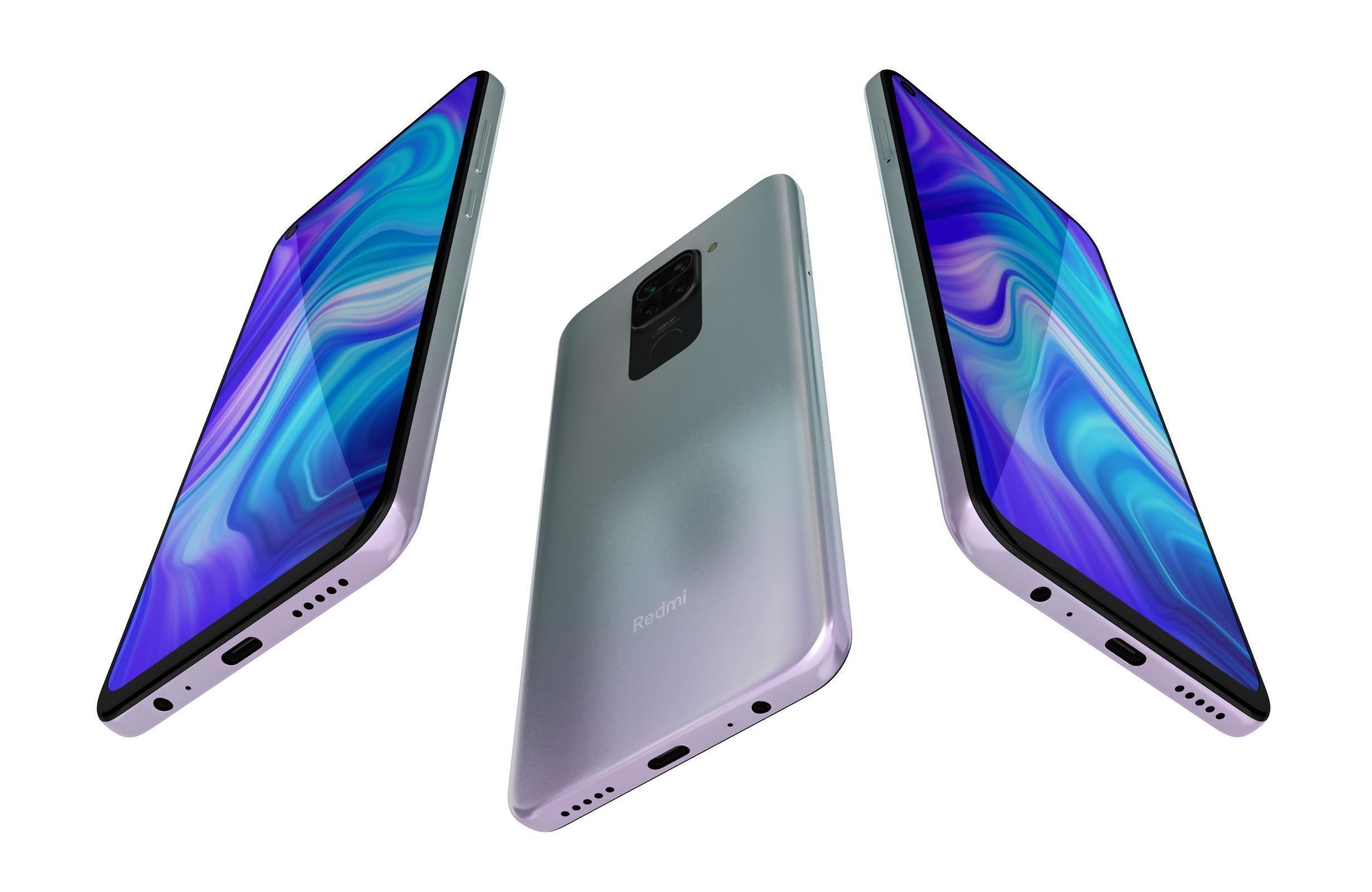Xiaomi Redmi Note 9 All Colors 3D model_2