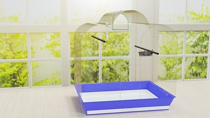 Bird Cage Free low-poly 3D model