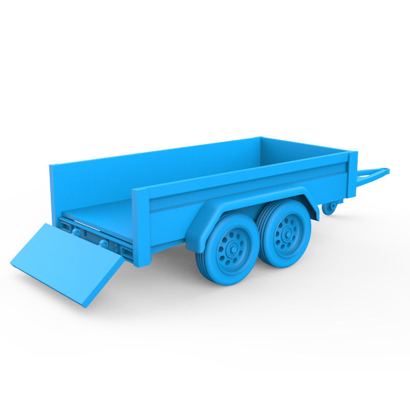 Trailer toy 3D print model_3