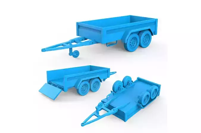 Trailer toy 3D print model