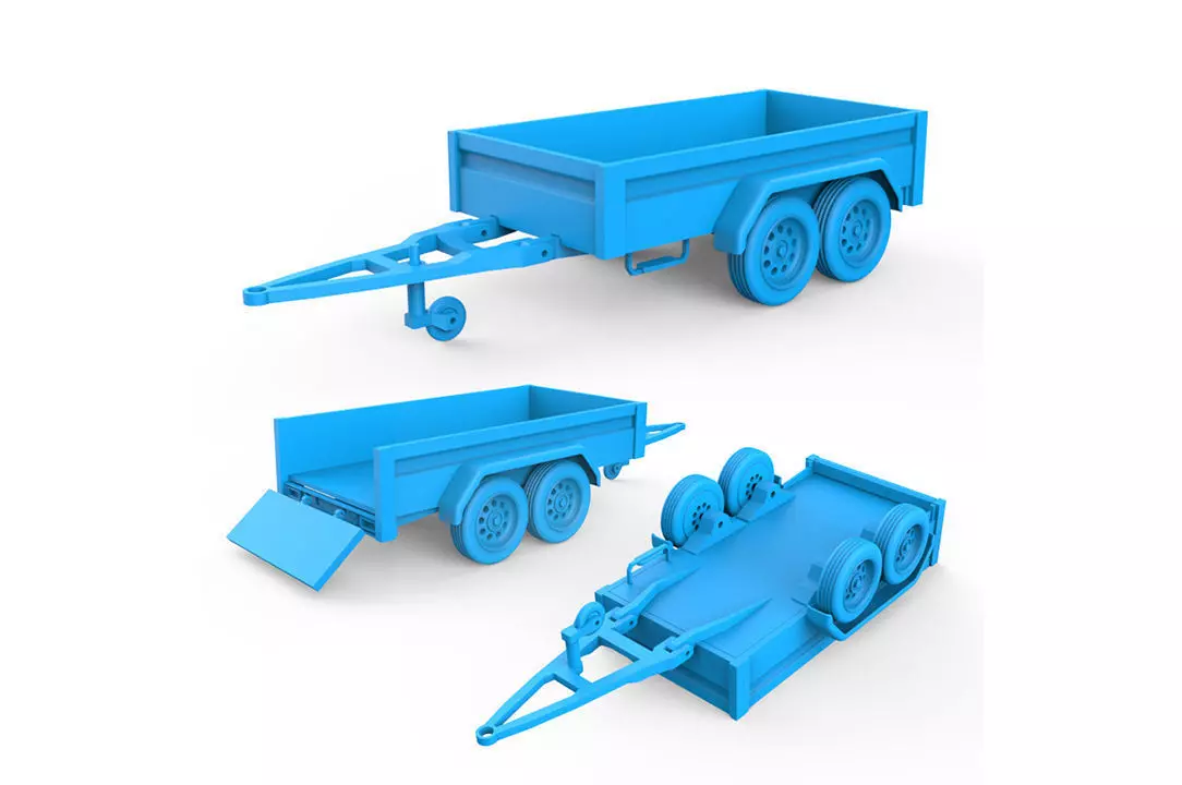 Trailer toy 3D print model_0