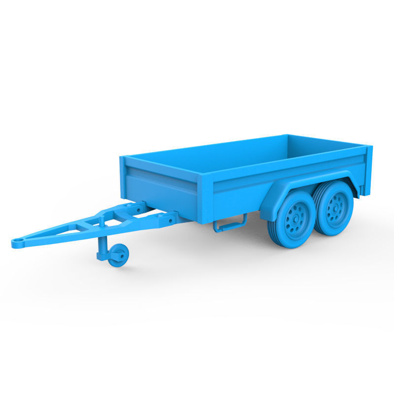 Trailer toy 3D print model_1