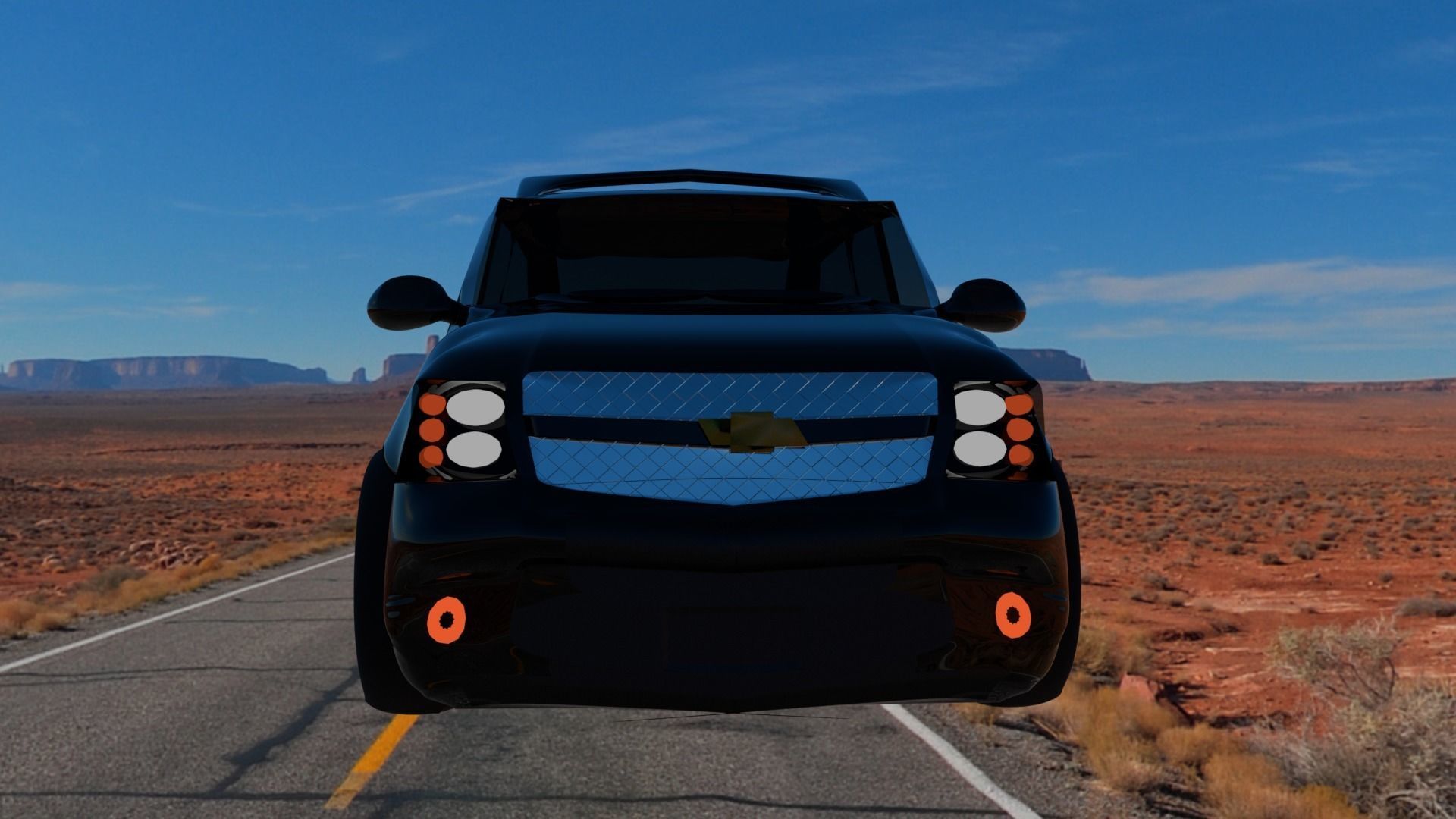 Chevy Tahoe 3D model_1