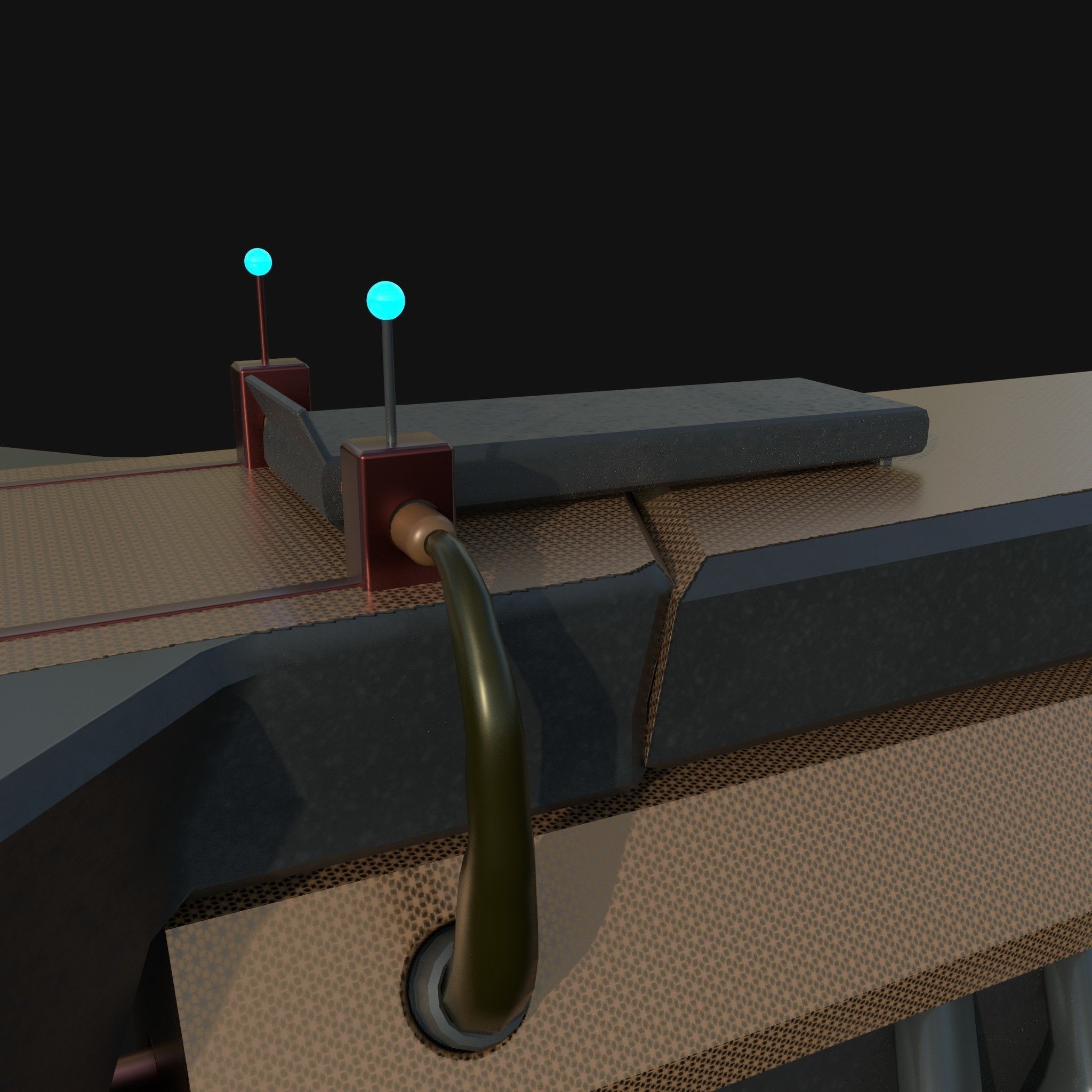 Future Gun Free 3D model_20