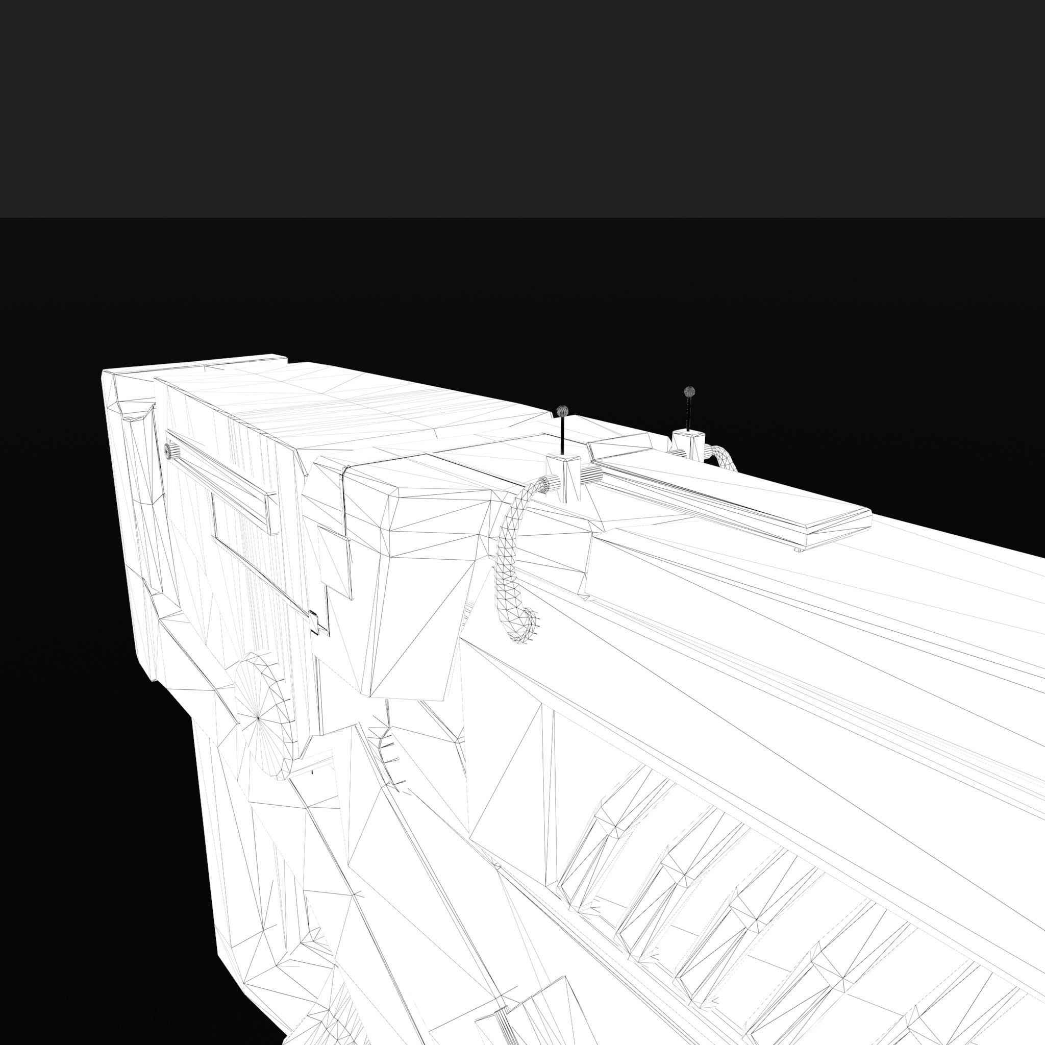 Future Gun Free 3D model_39