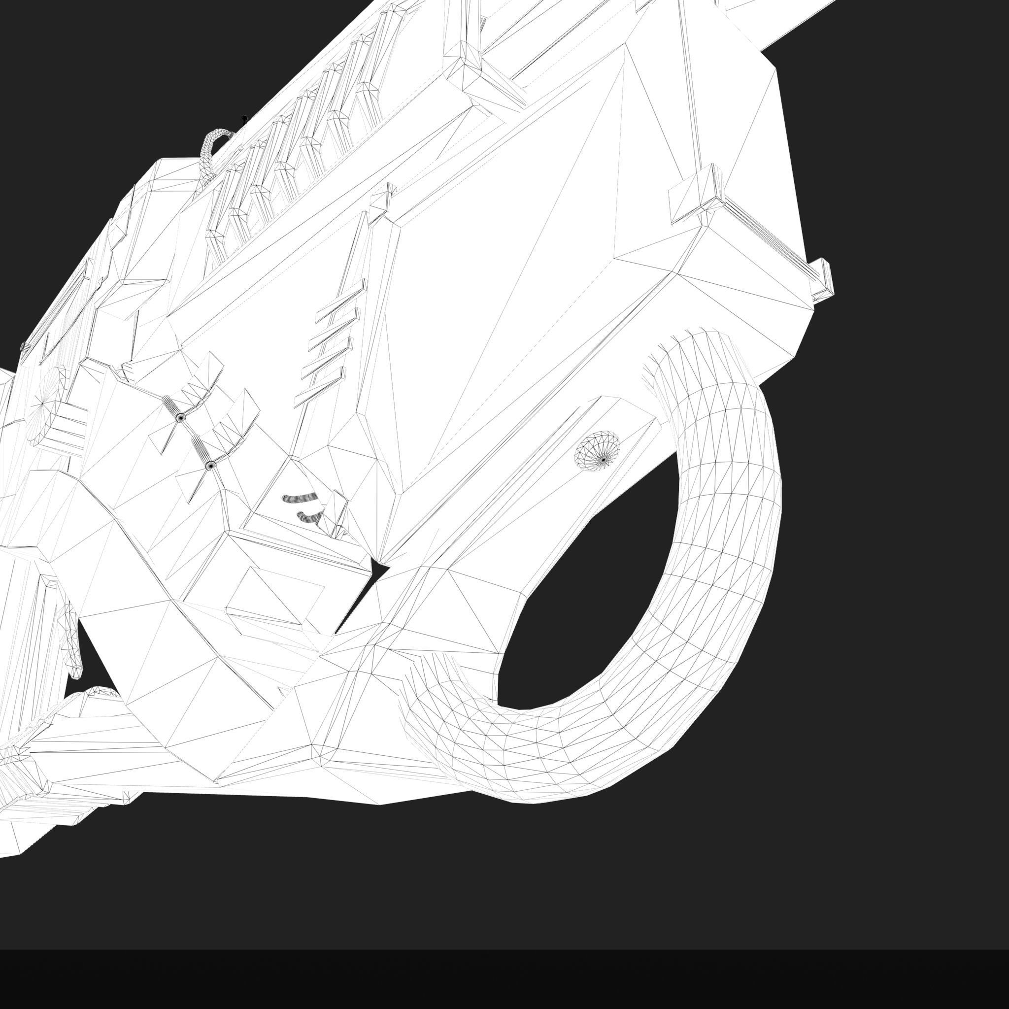 Future Gun Free 3D model_40