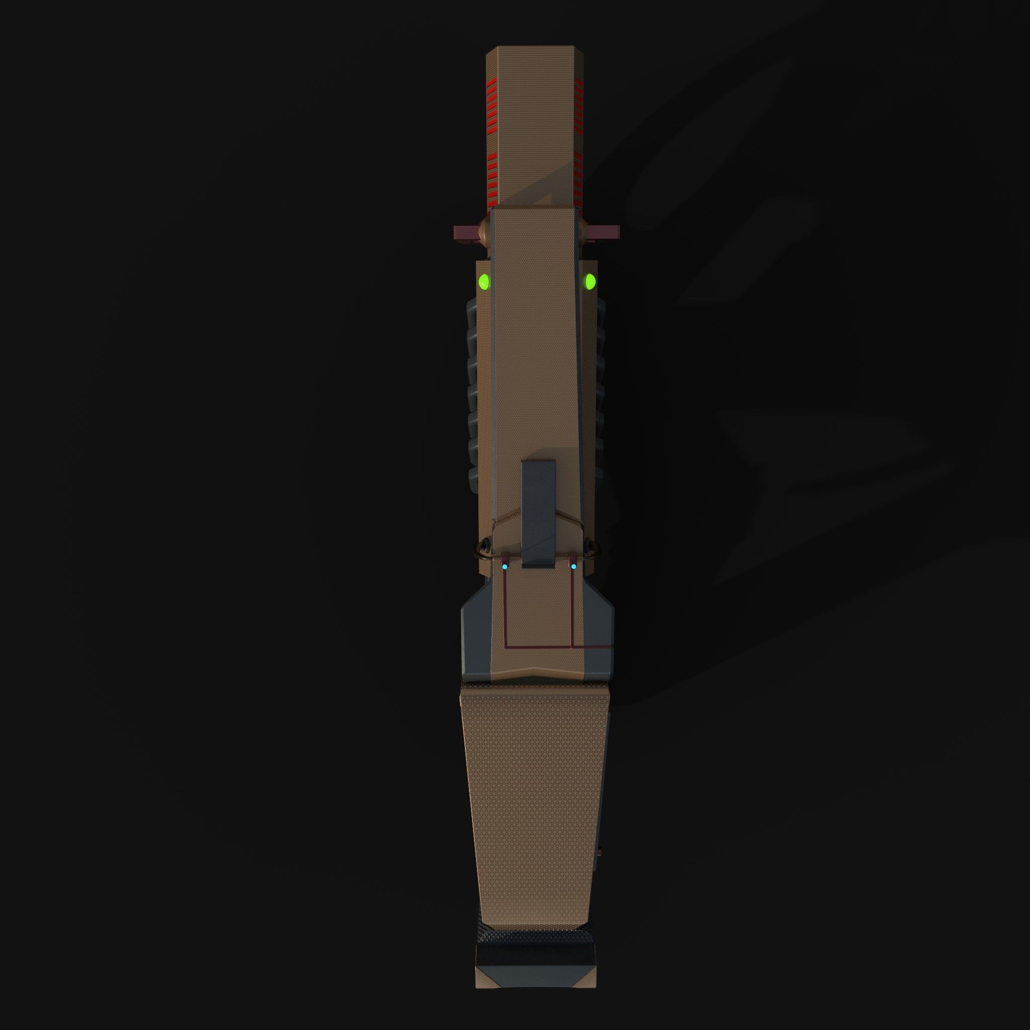 Future Gun Free 3D model_13