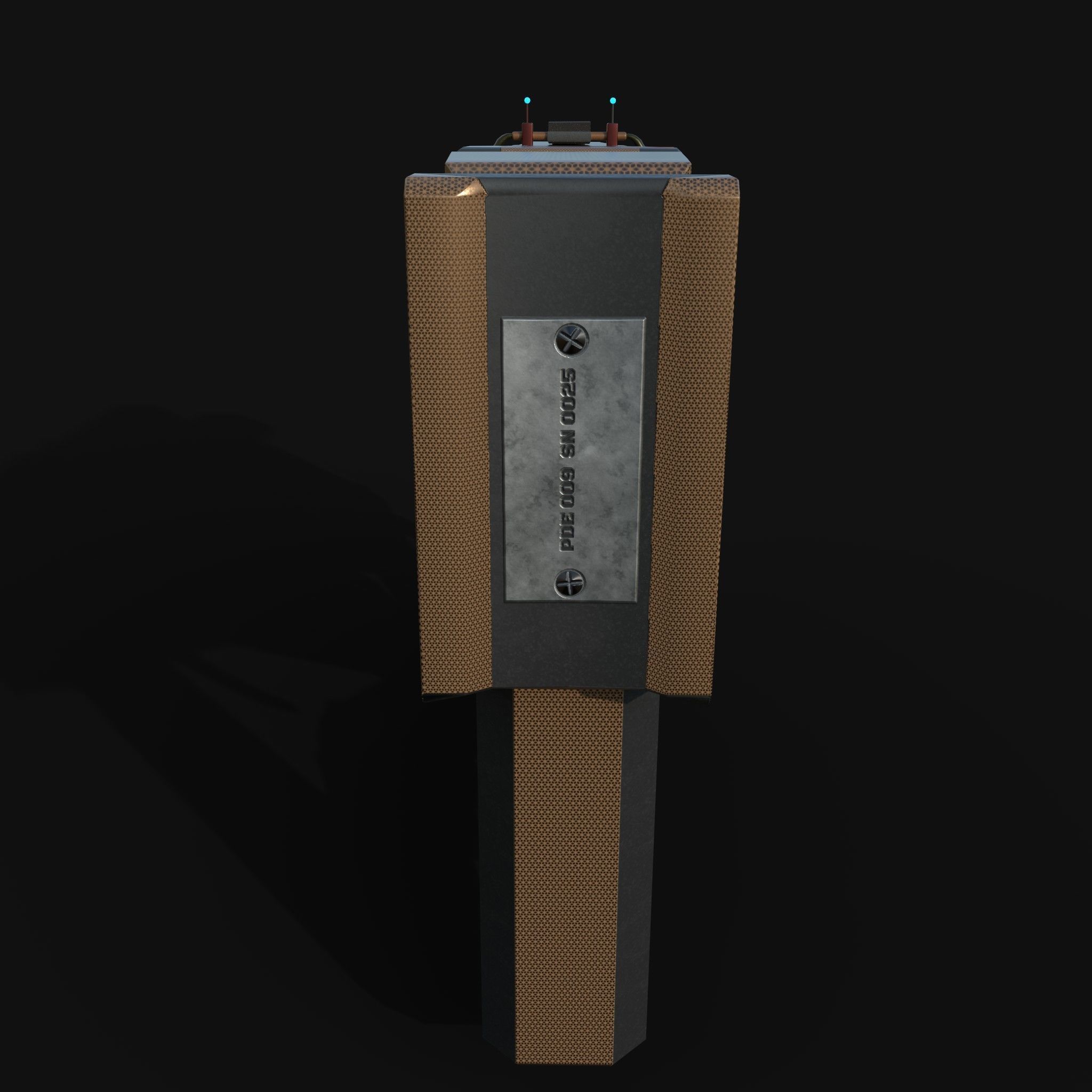 Future Gun Free 3D model_15