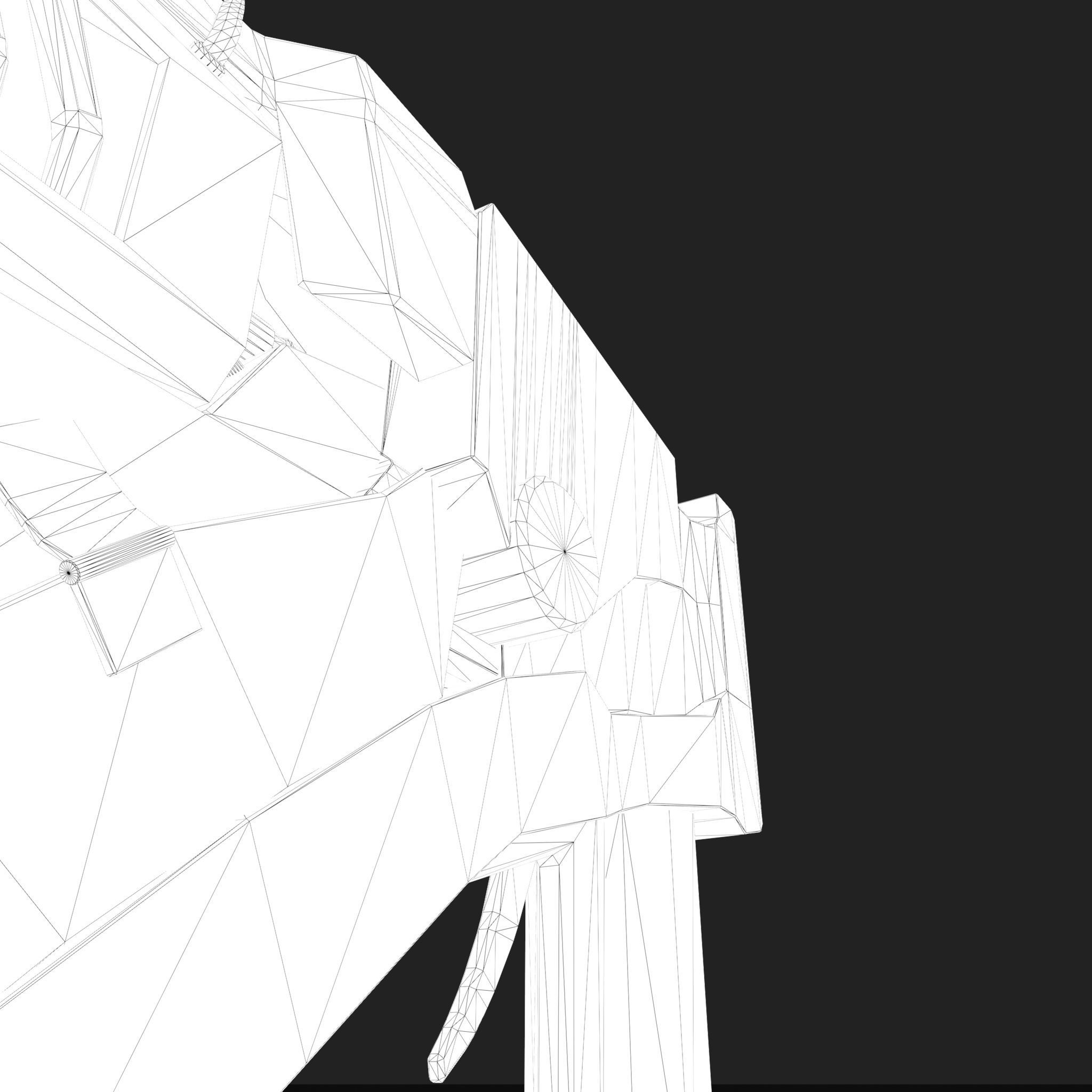 Future Gun Free 3D model_42