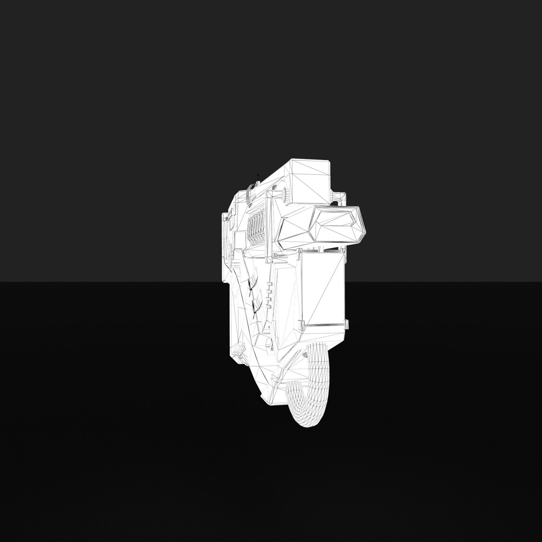 Future Gun Free 3D model_28