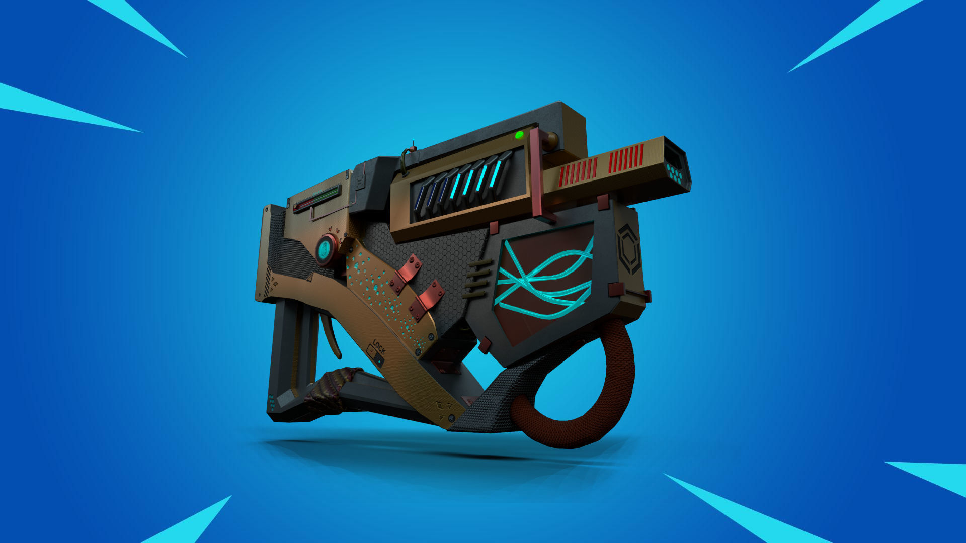 Future Gun Free 3D model_25