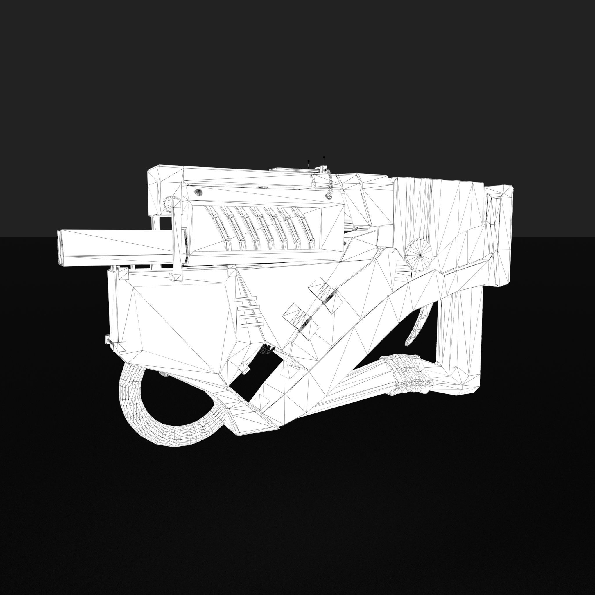 Future Gun Free 3D model_34