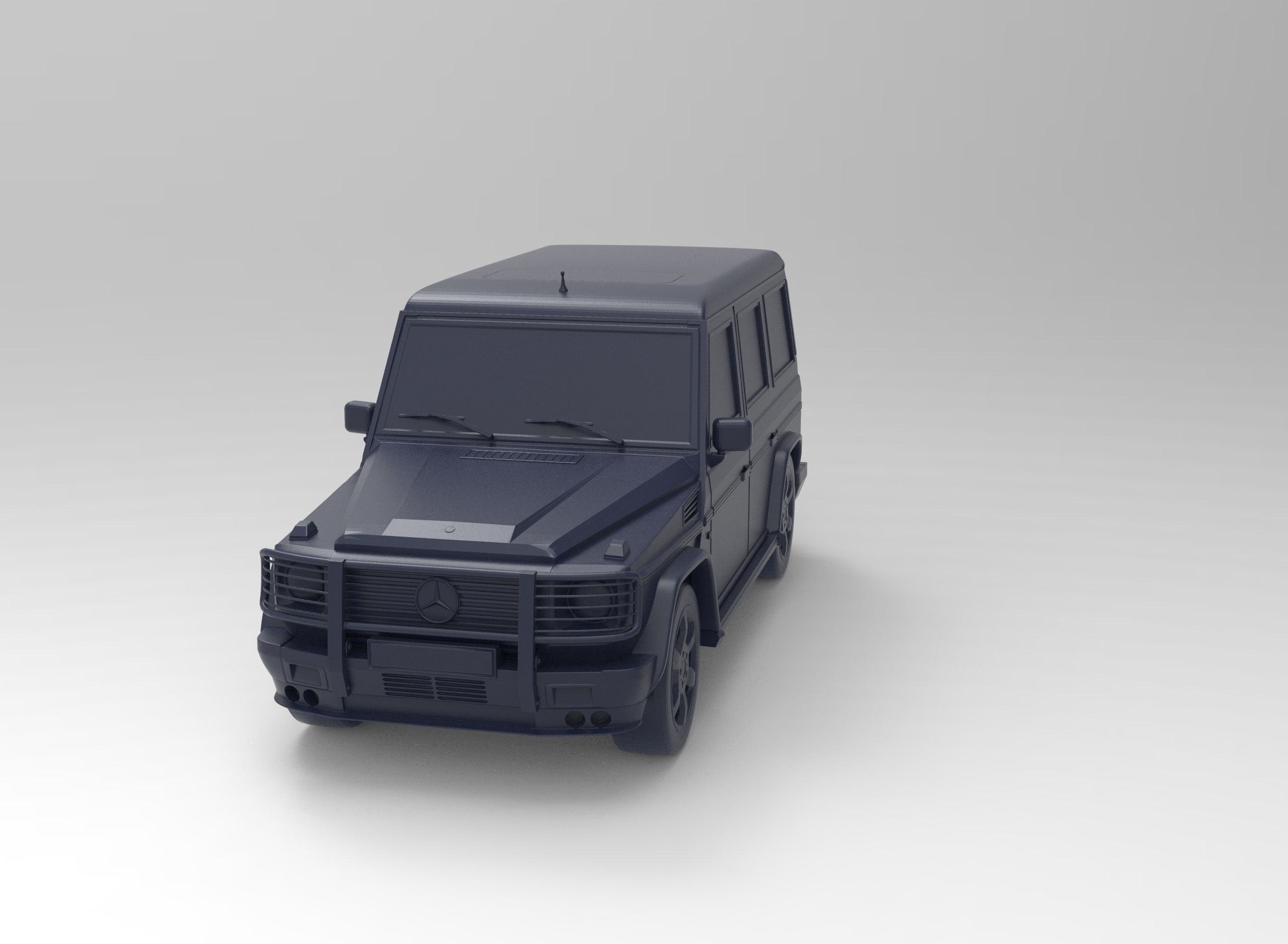 Mersedes Benz G500  3D print model_2