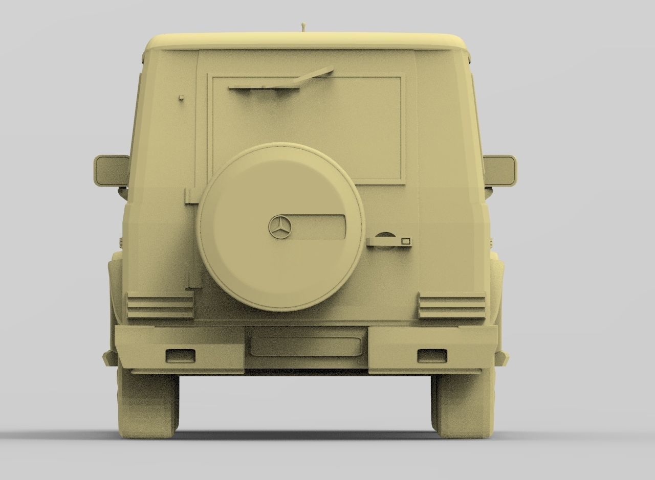 Mersedes Benz G500  3D print model_4