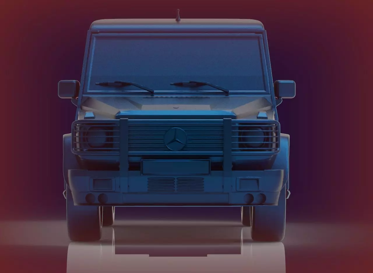 Mersedes Benz G500  3D print model_0